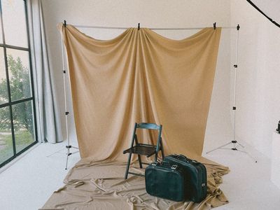 An empty, serene studio space with soft natural light.